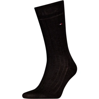 Afbeelding van Tommy Hilfiger Premium Sokken zwart, Gestreept