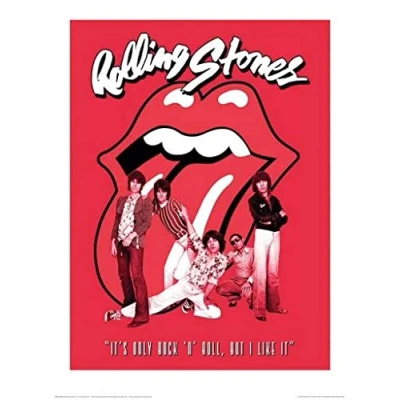 Afbeelding van Kunstdruk The Rolling Stones Its Only Rock n Roll 30x40cm