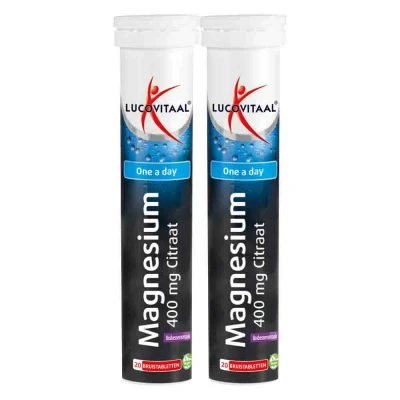 Afbeelding van 2+2 gratis: 2x Lucovitaal Magnesium Citraat Bruistabletten 20 tabletten