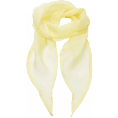 Afbeelding van Premier Ladies Chiffon Scarf PR740 Lemon