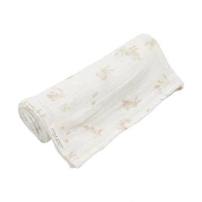 Afbeelding van Little Dutch hydrolfiele swaddle doek 120x120 Baby Bunny