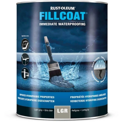 Afbeelding van rust oleum fillcoat lichtgrijs 1 ltr