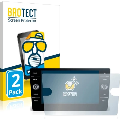 Afbeelding van BROTECT Screenprotector voor Volkswagen Arteon 2017 2019 Discover Media 8&quot; Folie Beschermfolie matte (2 Stuks)