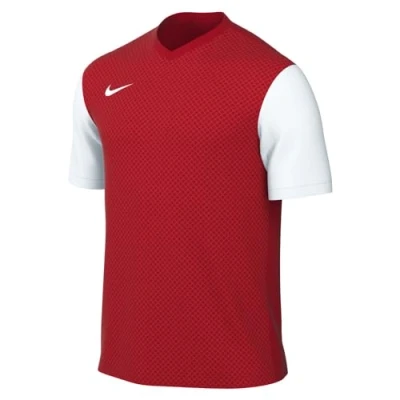 Afbeelding van Nike Heren Short Sleeve Top M Nk Df Tiempo Prem Ii Jsy Ss, University Rood/Wit/Wit, DH8035 657, S