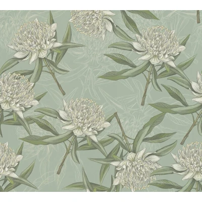 Afbeelding van AS Creation Drawn Into Nature 39432 2 / 394322 Blauw
