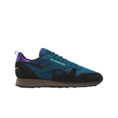 Afbeelding van Reebok Classic Leather uniseks volwassene Sneaker ,ESCAPEBLUE/BLACK/UTILITYBROWN ,39 EU