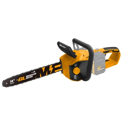 Afbeelding van Tolsen Kettingzaag op accu 20V Li ion Brushless Industrial 1000W Zaagbladlengte: 355 mm Kettingsnelheid: 6 m/s &amp; 12 Losse body (geleverd zonder en lader)