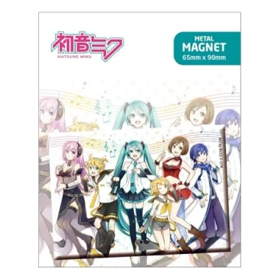 Afbeelding van PopBuddies Hatsune Miku en vrienden metalen magneet