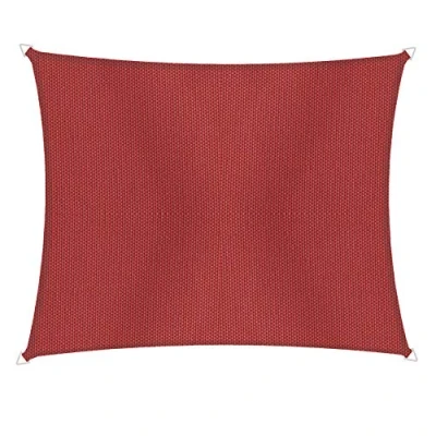 Afbeelding van Windhager Luifel Cannes rechthoek 4 x 5 m, zonwering voor tuin &amp; terras, UV en weerbestendig, rood, 10779