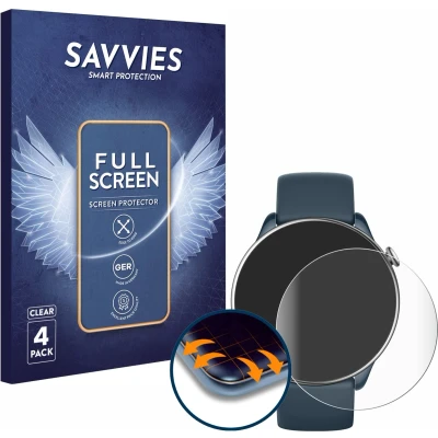 Afbeelding van Savvies Screenprotector voor Huami Amazfit GTR Mini Folie Beschermfolie transparant volledig dekking (4 Stuks)