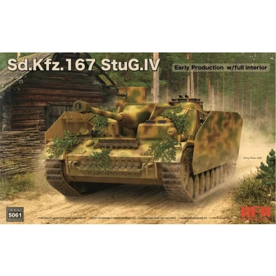Afbeelding van 1:35 Rye Field Model 5061 Sd.Kfz. 167 StuG IV Early Production w/full interior Plastic Modelbouwpakket