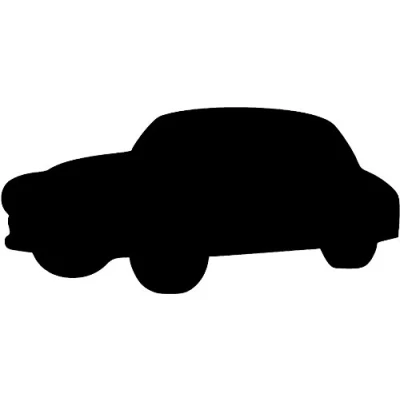 Afbeelding van Wandkrijtbord Securit, Auto, incl. 1 krijtstift dun wit