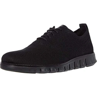 Afbeelding van Zerogrand Stitchlite Ox Oxford voor heren, Zwart Gebreid Zwart, 38 EU
