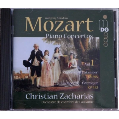 Afbeelding van Christian Zacharias &amp; Ocls Klavierkonzerte Vol.1 (Kv 482 (CD)