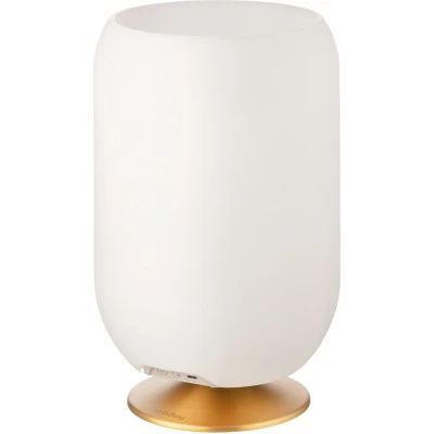 Afbeelding van Kooduu Atmos Wijnkoeler Bluetooth Speaker Led Lamp Bronskleurig 35 cm Dimbaar Tafellamp Oplaadbaar