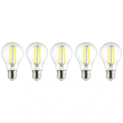 Afbeelding van Sygonix SY 5781466 SMD LED lamp Energielabel A (A G) E27 3.8 W = 60 Warmwit (Ø x h) mm 104 Filament / Retro 5 stuk(s)