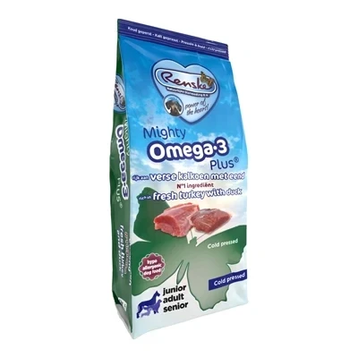 Afbeelding van Renske Mighty Omega 3 Plus Geperst Kalkoen&amp;Eend 12 kg