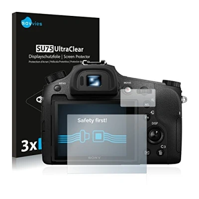 Afbeelding van Savvies Screenprotector voor Sony Cyber Shot DSC RX10 III Folie Beschermfolie transparant (6 Stuks)