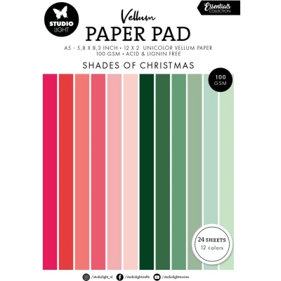 Afbeelding van Vellum paper Pad Unicolor Essentials nr.196