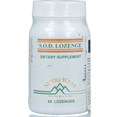 Afbeelding van Nutri West S.O.D. Lozenges Tabletten 60st