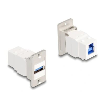 Afbeelding van Delock Panel Mount Keystone Modul USB 5 Gbps Typ A Buchse zu B