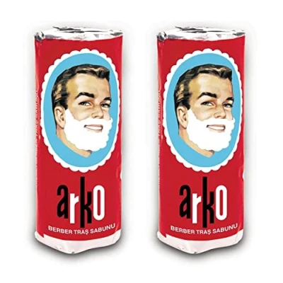 Afbeelding van Arko Shaving Soap Stick, White, 75g Each by