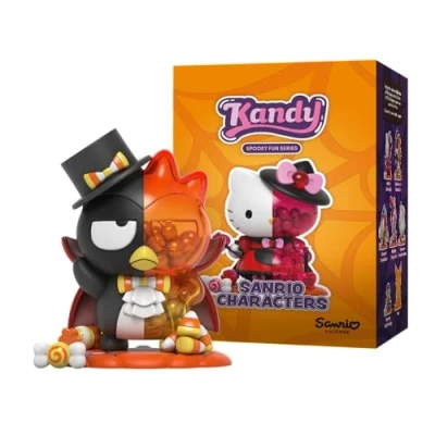 Afbeelding van Mighty Jaxx verzamelfiguur Kandy x Sanrio Spooky Fun Halloween editie, speelgoedverzamelfiguren in blinde doos, één verpakking, bevat een willekeurig personage