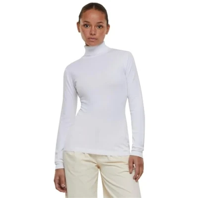 Afbeelding van Urban Classics Turtleneck Trui, Dames, Maat: 4XL, White