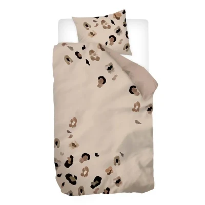 Afbeelding van Snoozing Sion Dekbedovertrek Eenpersoons 140x200/220 cm Zand