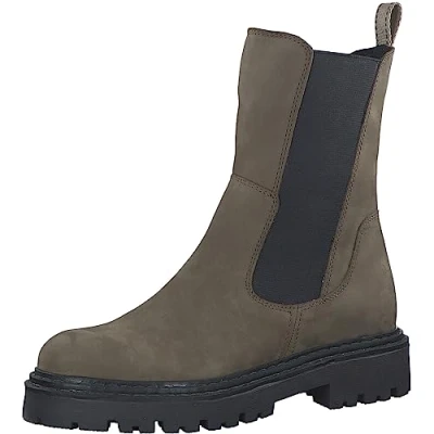 Afbeelding van MARCO TOZZI dames 2 25481 41 Chelsea, Olive Nub. C., 37 EU
