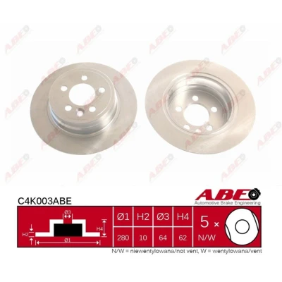 Afbeelding van ABE Remschijven C4K003ABE