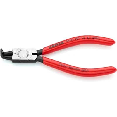 Afbeelding van Knipex Borgveertang voor binnenringen in boringen zwart geatramenteerd, met kunststof bekleed 130 mm (zelfbedieningskaart/blister) 44 21 J01 SB