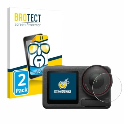 Afbeelding van BROTECT (2 Stuks) Schermbeschermer voor DJI Osmo Action 5 Pro (Lens) Screen Protector Transparant