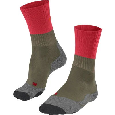 Afbeelding van FALKE Dames WandelSokken TK2 Explore W SO Wol Functioneel Material Anti Blaar dik 1 Paar, Groen (Thyme 7829), 37 38