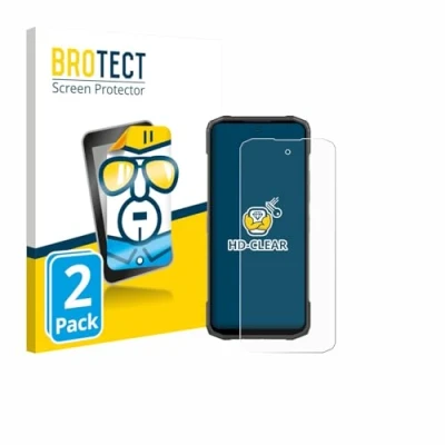 Afbeelding van BROTECT (2 Stuks) Schermbeschermer voor Doogee Blade 20 Turbo Screen Protector Transparant