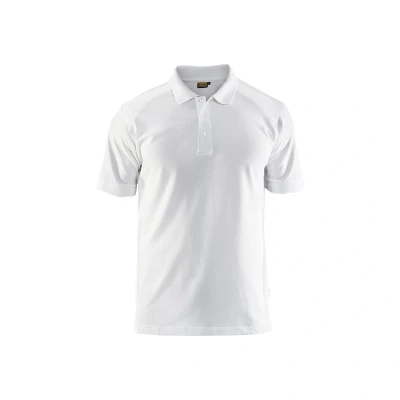 Afbeelding van Poloshirt Piqué 3324 kraag met knoopsluiting zwart/korenblauw