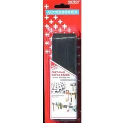 Afbeelding van FASTECH® 730 330 1C Klittenband Om vast te plakken Hotmelt Haak en lusdeel, Extra sterk (l x b) 1000 mm 50 Zwart 1 paar