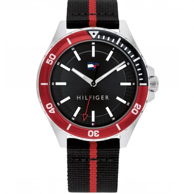 Afbeelding van Tommy Hilfiger 1792010 Horloge, Heren, Maat: One Size, Black