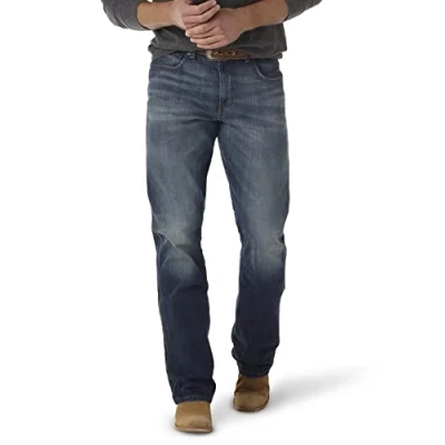 Afbeelding van Wrangler Heren Comfort Flex Taille Relaxed Fit Jean, Jackson Gat, 34W / 36L