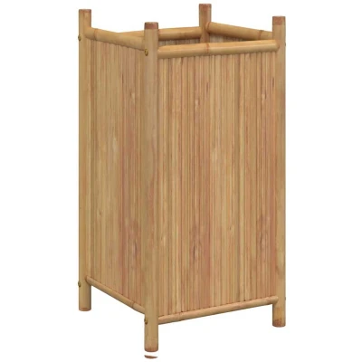 Afbeelding van Plantenbak 40x40x80 cm bamboe