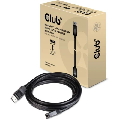 Afbeelding van Club 3D DisplayPort 1.4 DSC 1.2 HBR3 HDR Bidirectionaal