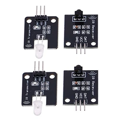 Afbeelding van iHaospace 2 Sets 38KHz IR Infrarood Zender Module + Ontvanger Sensor Compatibel met Arduino RPI STM32