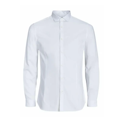 Afbeelding van Jack &amp; Jones PLUS SIZE Loose FIT Overhemd, Heren, Maat: 6XL, White