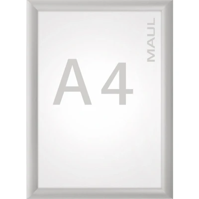 Afbeelding van MAUL clicklijst standaard, lijst 25mm A4, zilverkleurig posterframe
