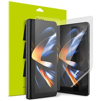 Afbeelding van Ringke PET Screen Protector (1 Set, 2 Stuks) Compatibel met Samsung Galaxy Z Fold 4 5G (2022), Intern en Extern Volledige Dekking Schermbeschermer
