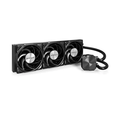 Afbeelding van Montech HyperFlow Silent 360 (schwarz), CPU waterkoelers, Zwart