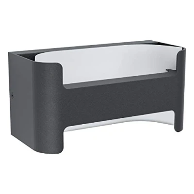 Afbeelding van EGLO PASSIRANO Wandlamp buiten LED 24 cm Zwart;Wit