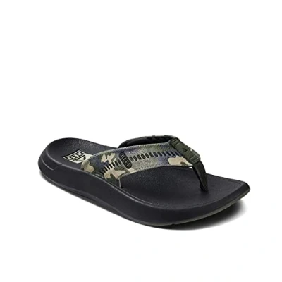 Afbeelding van Slipper Reef Men Swellsole Cruiser Camo Grey Schoenmaat 45