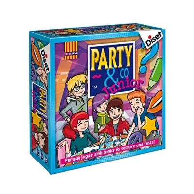 Afbeelding van Diset Party &amp; co Junior spel, bordspel met meerdere tests voor kinderen vanaf 8 jaar in het Catalaans