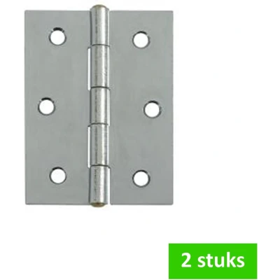 Afbeelding van i FIX scharnier met koperen pen 70 x 51 mm verzinkt 2 STUKS
